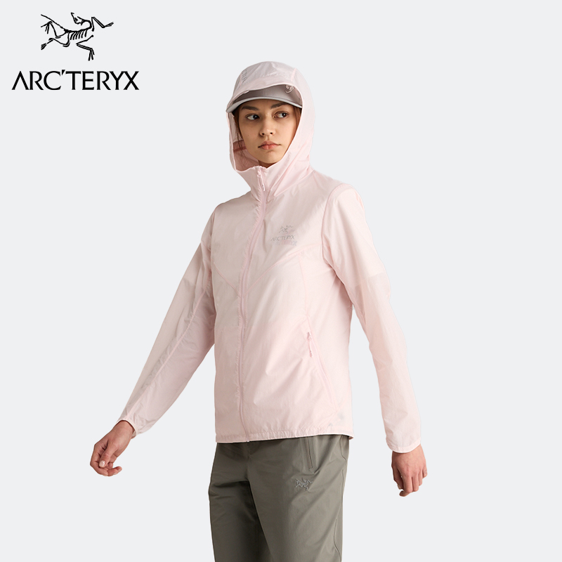 ARC'TERYX HELIOS HOODY JACKET W Women's Airshell Hoody Lightweight UV Protection